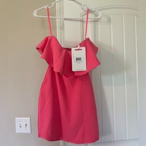 Pink dress with zipper
